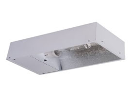 Traditional low and high bay warehouse and factory light fittings